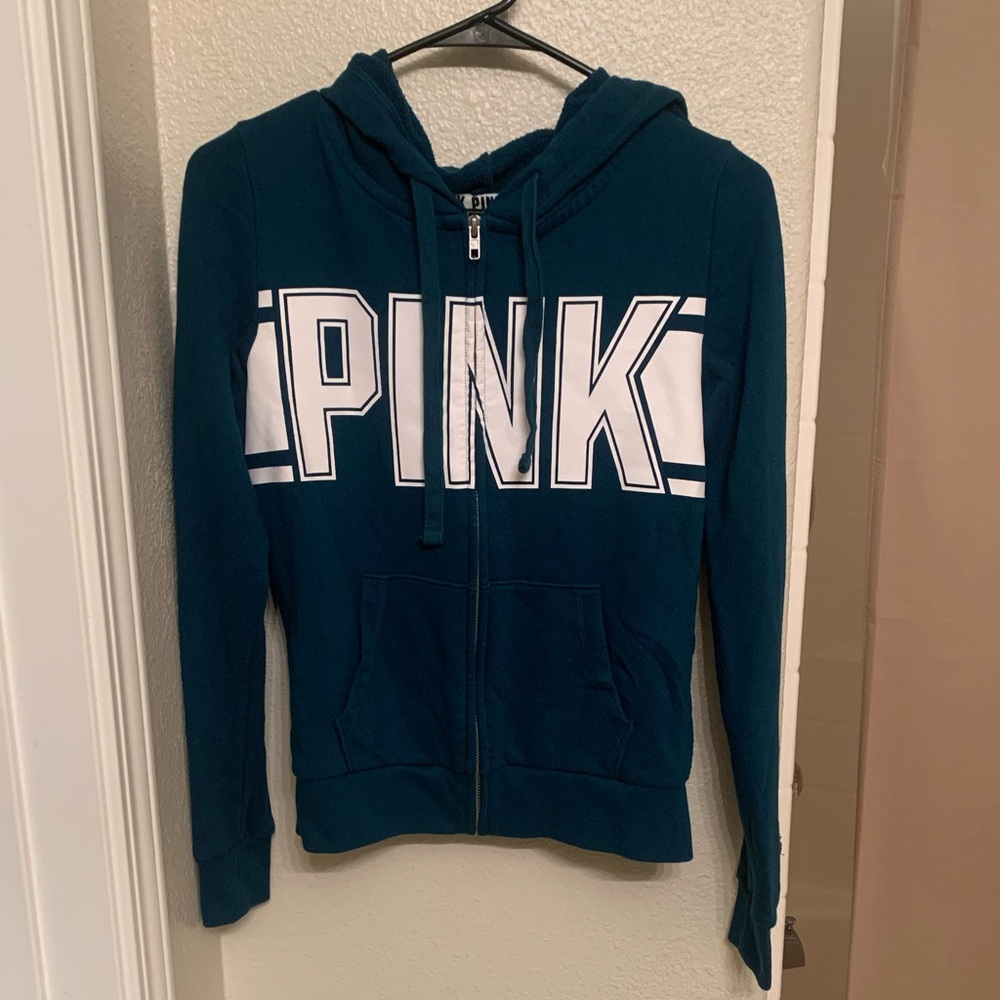 Victoria’s Secret PINK Teal Sweater
